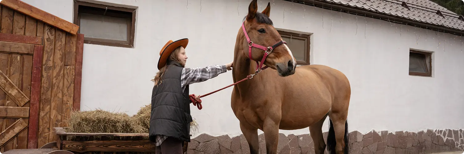 Школа верховой езды для детей 8-12 лет